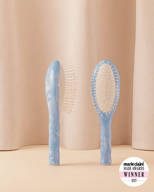 Roseanna x La Bonne Brosse N.04 La Petite Brosse Démêlante & Massante La Miracle Tie & Dye Bleu