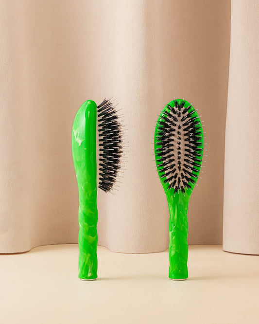 Roseanna x La Bonne Brosse N.02 La Petite Brosse Démêlante & Soin l'Indispensable Tie & Dye Vert