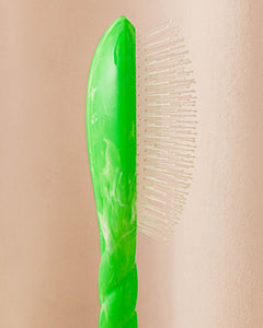 Roseanna x La Bonne Brosse N.04 La Brosse Démêlante & Massante La Miracle Tie & Dye Vert