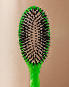 Roseanna x La Bonne Brosse N.02 La Brosse Démêlante & Soin l'Indispensable Tie & Dye Vert