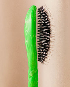 Roseanna x La Bonne Brosse N.02 La Brosse Démêlante & Soin l'Indispensable Tie & Dye Vert