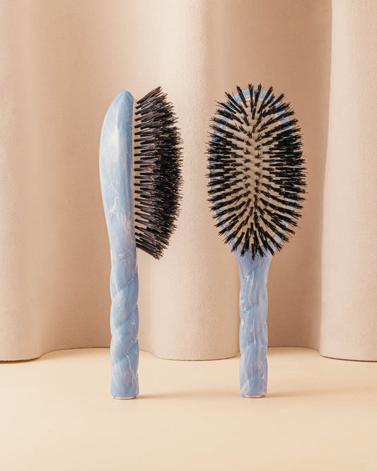 Roseanna x La Bonne Brosse N.01 La Brosse Brillance & Soin l'Universelle Tie & Dye Bleu