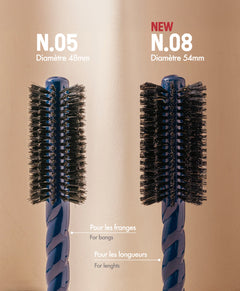 N.08 La Brosse Ronde Brushing Longueur & Mouvement Ivoire Cair