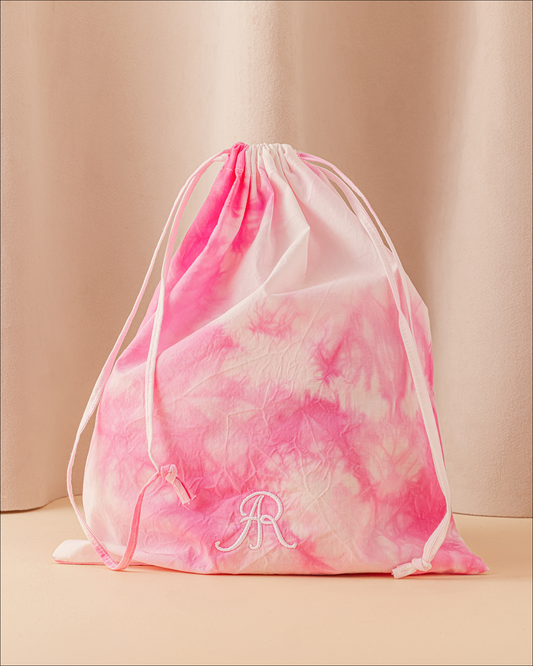Roseanna x La Bonne Brosse Pochon Tie & Dye Rose